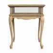 Burton Antique Beige Curio Table