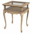 Burton Antique Beige Curio Table