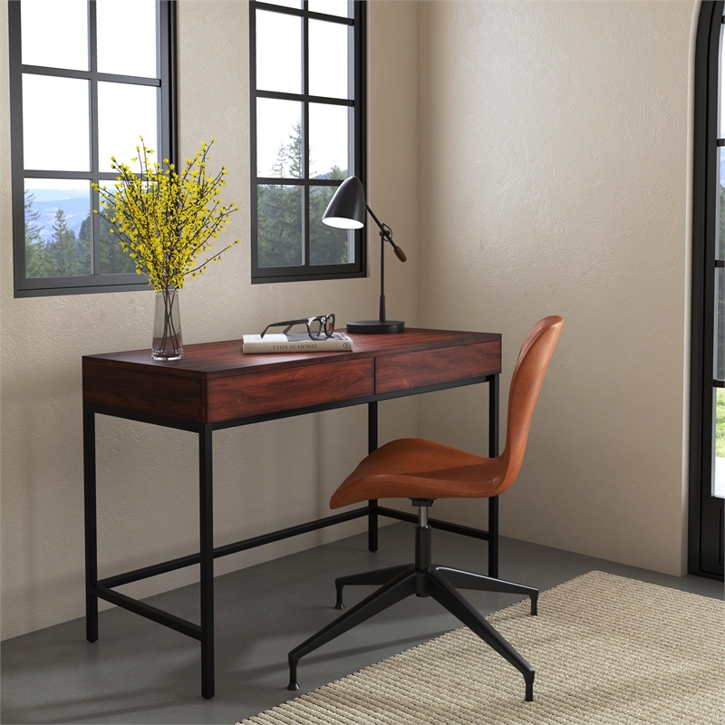 Loring writing online desk walnut