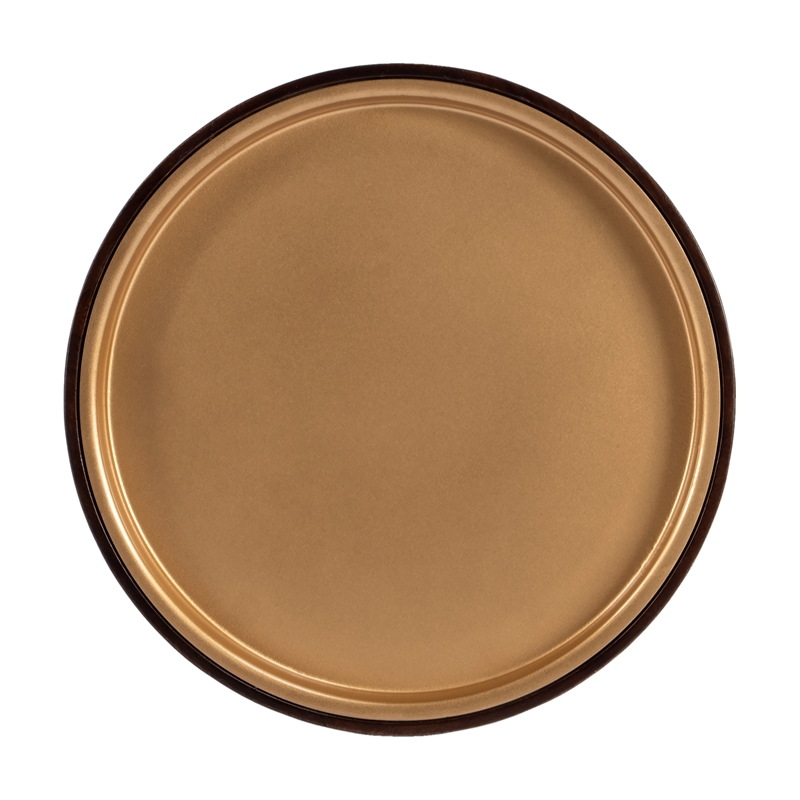 Butler Specialty Shen Gold & Brown  Pedestal Side Table