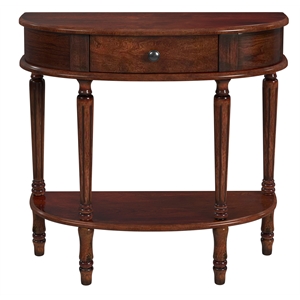 Butler Specialty Company Mozart Handmade Demilune Console Table - Cherry Brown