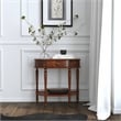 Butler Specialty Company Mozart Handmade Demilune Console Table - Cherry Brown