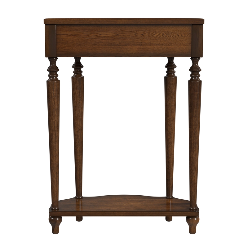Butler Specialty  Ashby Demilune Antique Cherry Console Table With Storage