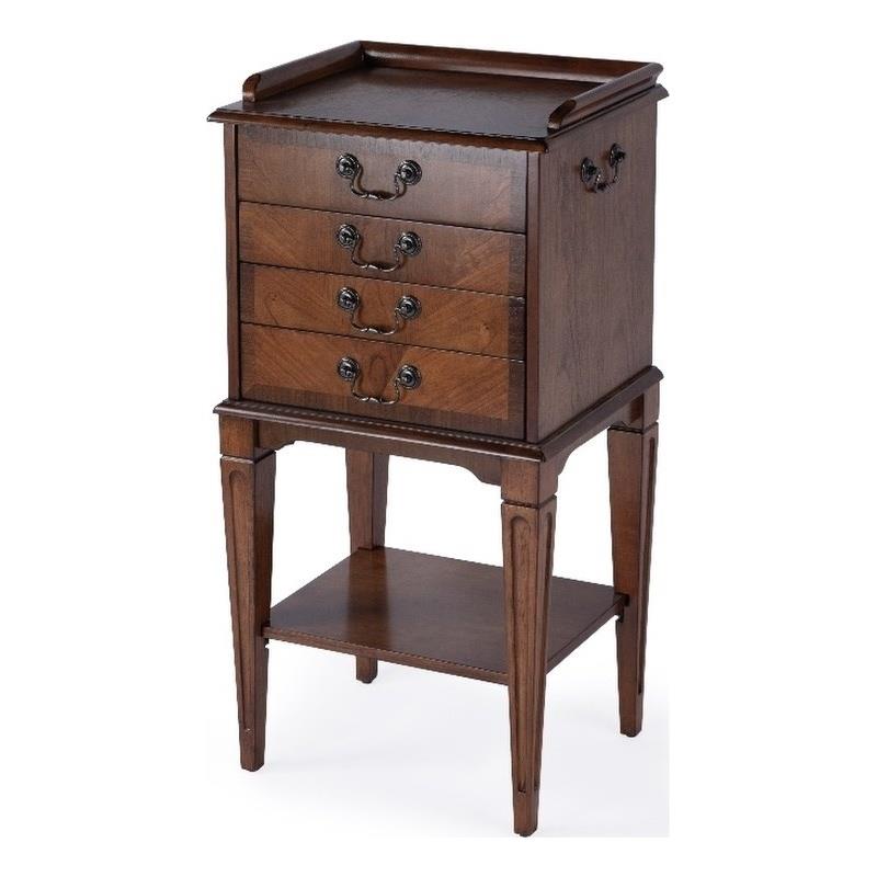 Hardwick 4-Drawer Brown Chest