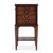 Hardwick 4-Drawer Brown Chest