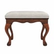 Ashford Upholstered Vanity Stool - Brown