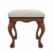 Ashford Upholstered Vanity Stool - Brown