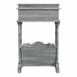 Cummings End Table With Storage - Gray