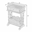 Cummings End Table With Storage - Gray