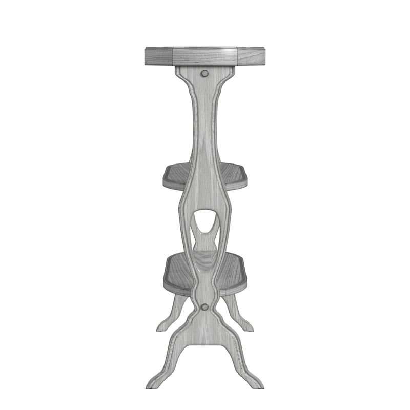 Butler Specialty Hadley Powder Gray Side Table