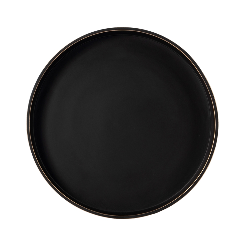 Butler Specialty Monique Large Pedestal Side Table - Black