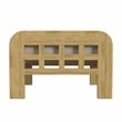 Butler Monhegan Teak Wood Outdoor Ottoman - Natural