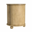 Butler Specialty Lawrie Antique Beige Drum End Table