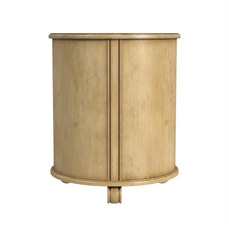 Butler Specialty Lawrie Antique Beige Drum End Table