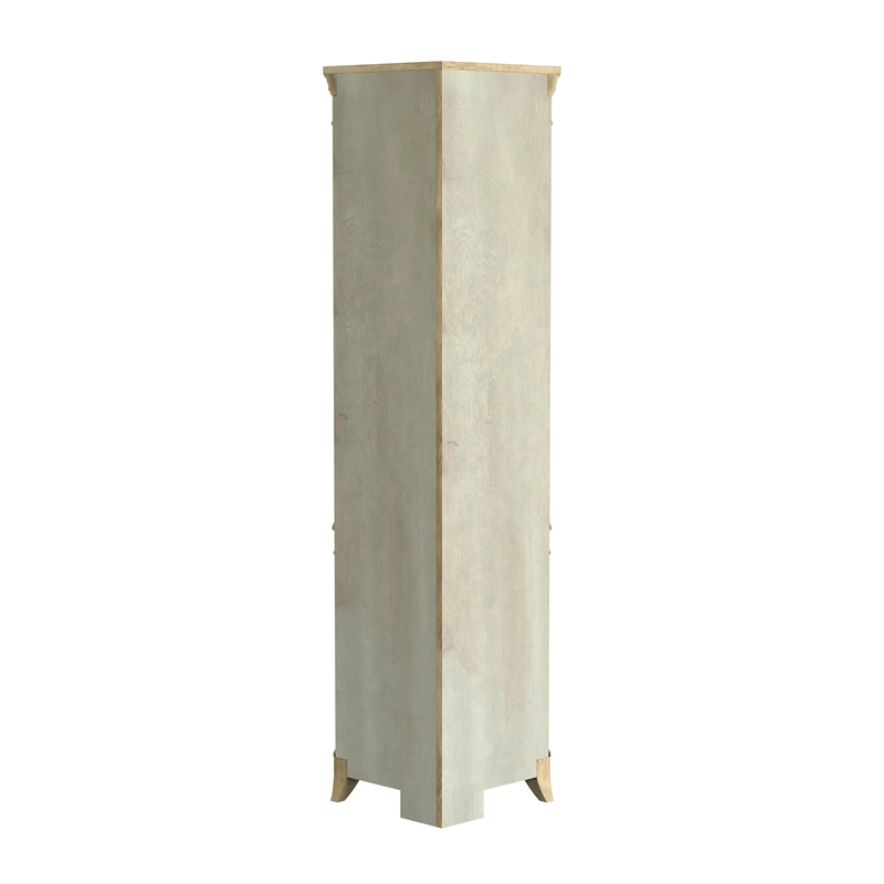 Butler Dowling 1 Door Corner Cabinet - Antique Beige