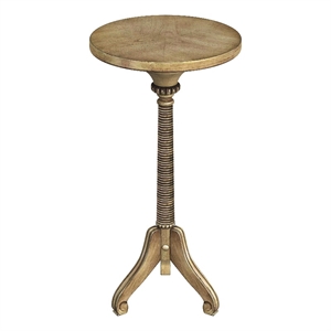 butler specialty florence antique beige pedestal table