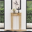 Butler Chester Antique Beige Demilune Console Table