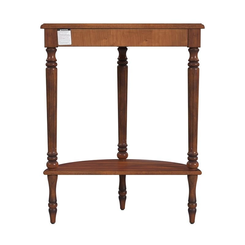 Butler Bellini  Antique Cherry Demilune Console Table