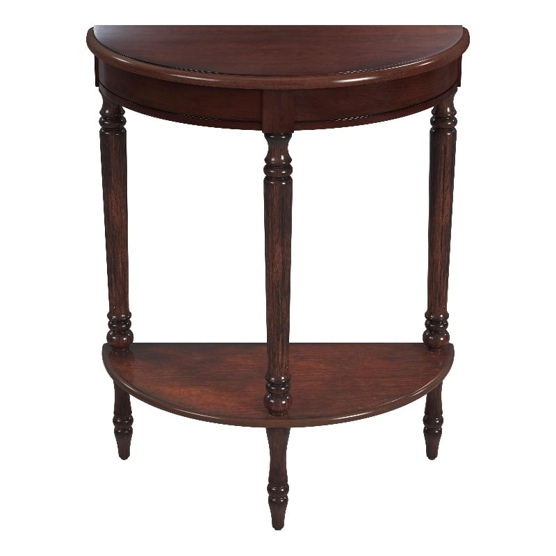 Butler Specialty Company Bellini Demilune Console Table - Cherry Brown