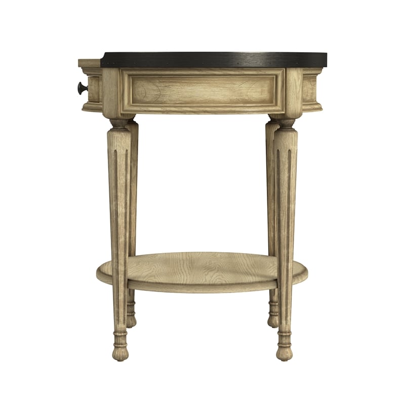 Butler Specialty Company Sampson Side Table With Storage - Antique Beige