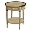 Butler Specialty Company Sampson Side Table With Storage - Antique Beige