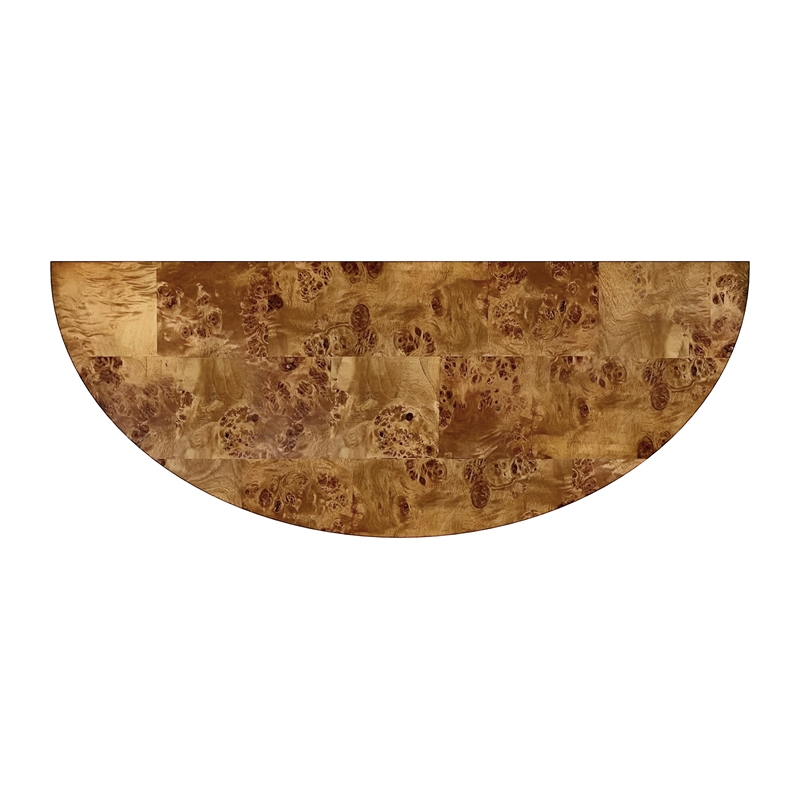 Butler Specialty Company Hampton Burl Wood Demilune 36