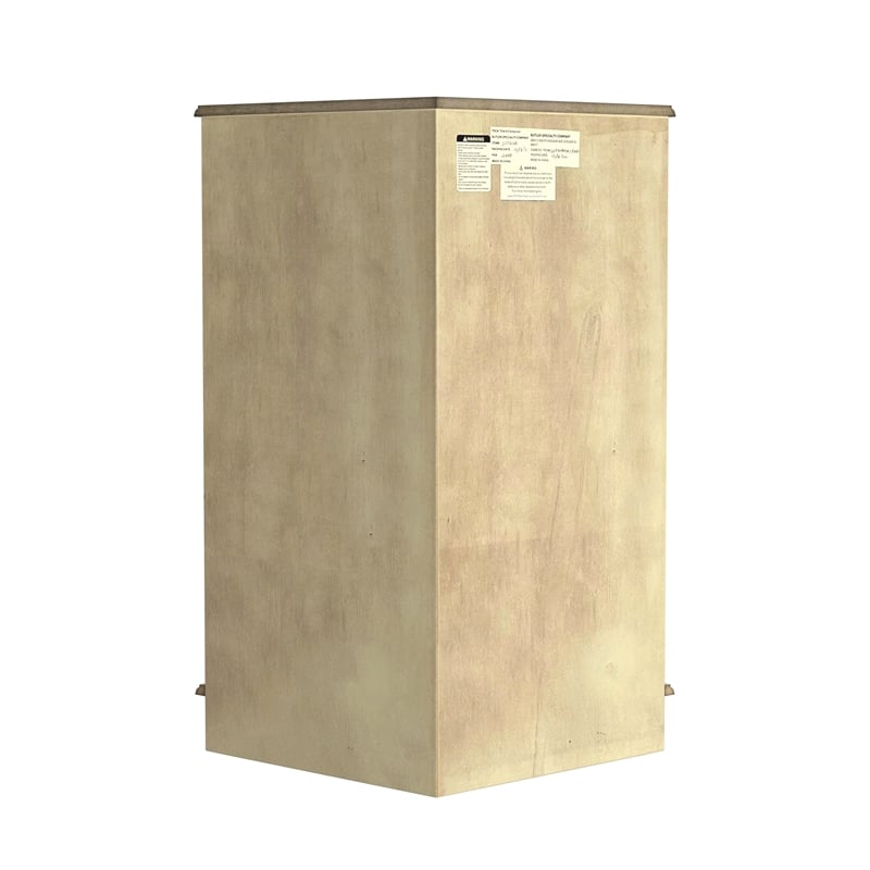 Butler Specialty Company Durham Wood Corner Accent Cabinet - Beige