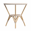 Butler Specialty Company Tobias Outdoor Rattan Bistro Table - Beige & White