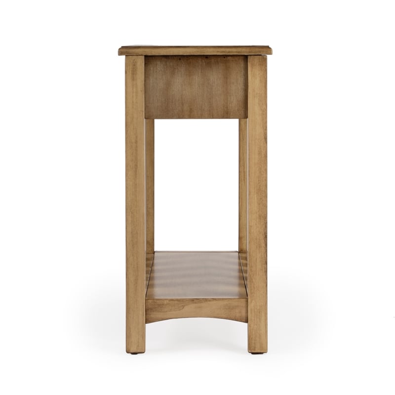 Butler Specialty Company Larina Shaker One Drawer Side Table - Antique Beige
