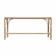 Butler Specialty Company Tobias Outdoor Rattan Dining Bench - Beige And White