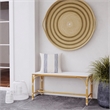 Butler Specialty Company Tobias Outdoor Rattan Dining Bench - Beige And White