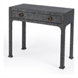 Butler Specialty Company Chatham Raffia Console Table - Charcoal