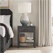 Butler Specialty Company Chatham Raffia Nightstand - Charcoal