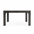 Butler Specialty Company Chatham Glass And Raffia Square Coffee Table - Charcoal