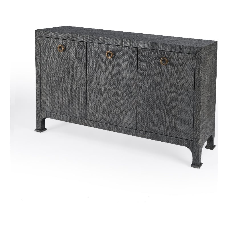 Butler Specialty Company Chatham 3-Door Raffia 60