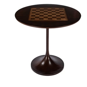 Butler Specialty Company Francis 30&quot Round Wood Game Table - Medium Brown