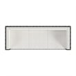 Butler Specialty Company Norway Outdoor Patio Sofa - Black And White