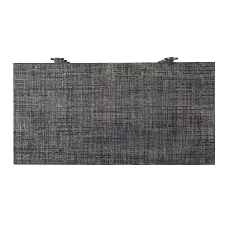 Butler Specialty Company Bar Harbor 5 Drawer Raffia Dresser - Charcoal Gray