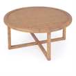 Butler Specialty Company Captiva Rattan Round Coffee Table - Natural Rattan