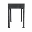 Butler Specialty Company Chatham Raffia And Wood 2-Drawer Desk - Charcoal Raffia