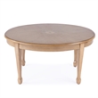 Butler Specialty Company Clayton Oval Wood Coffee Table - Beige