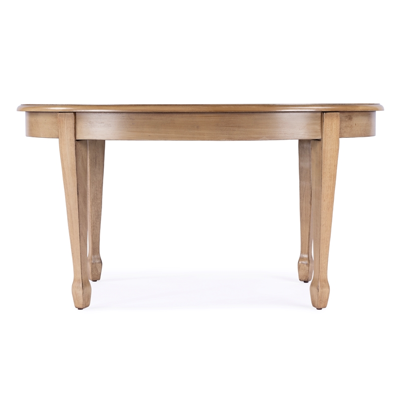 Butler Specialty Company Clayton Oval Wood Coffee Table - Beige