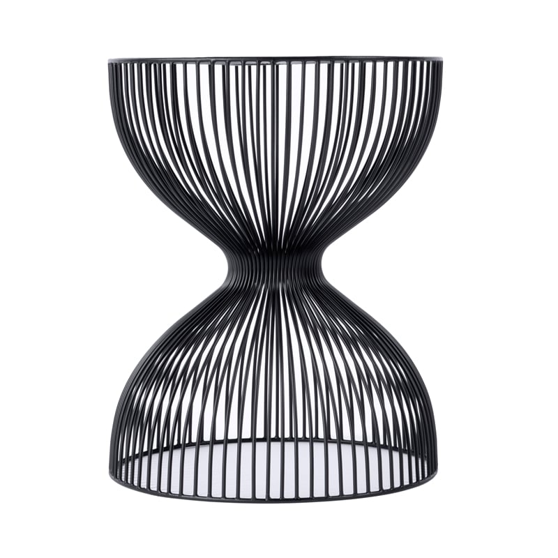 Butler Specialty Company Nicola Outdoor Contemporary Metal Side Table In Black