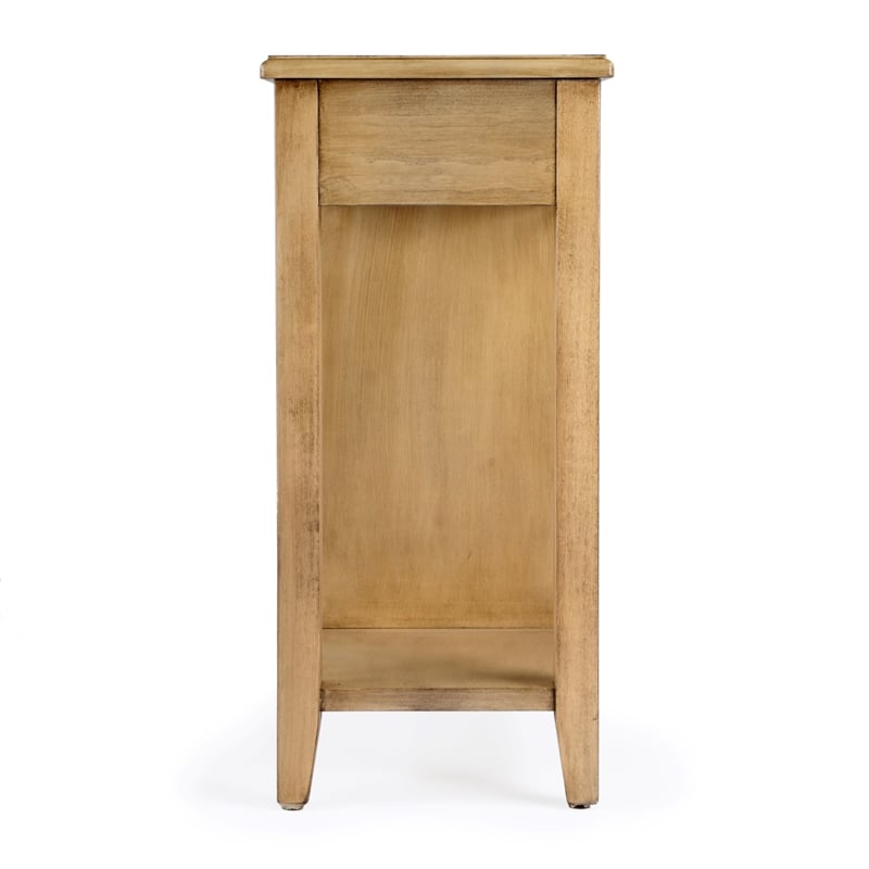 Butler Specialty Company Kelton 4-Drawer Wood Side Table In Beige