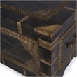 Butler Specialty Company Nador Brass Inlay Trunk Coffee Table - Antique Coffee