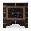 Butler Specialty Company Nador Brass Inlay Trunk Coffee Table - Antique Coffee