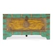 Butler Specialty Company Nador Wood Storage Trunk Coffee Table In Blue