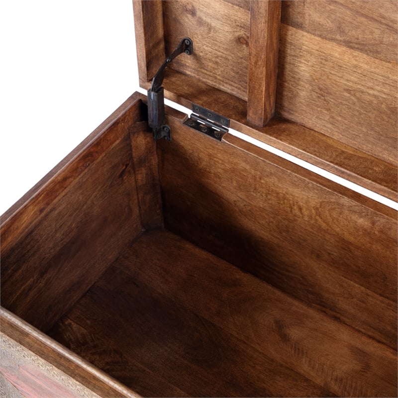 Butler Specialty Company Nador Wood Storage Trunk Coffee Table In Pink