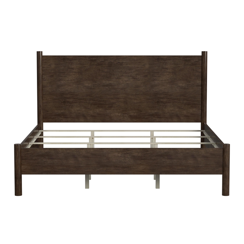 Butler Specialty Company Lennon Rounded Leg King Bed - Soft Brown