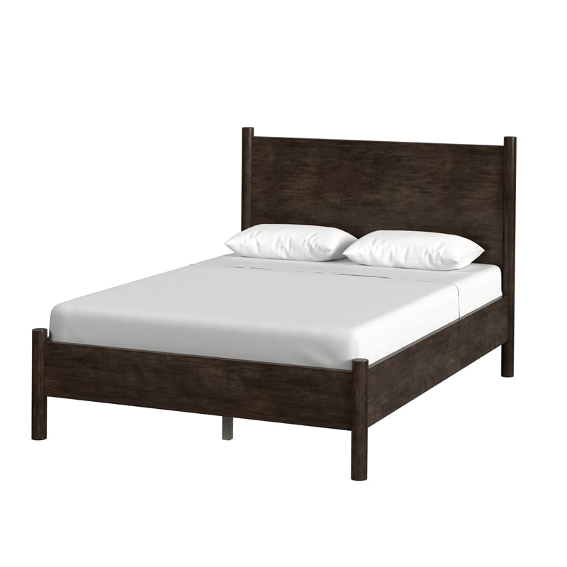 Butler Specialty Company Lennon Rounded Leg Queen Bed - Soft Brown